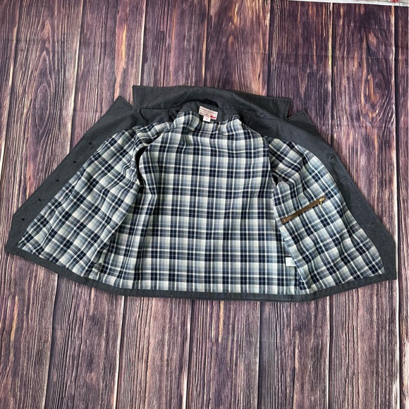 Filson Whipcord Western Vest Virgin Wool Mackinaw Pockets USA Style 10064 Sz XL - Picture 5 of 9